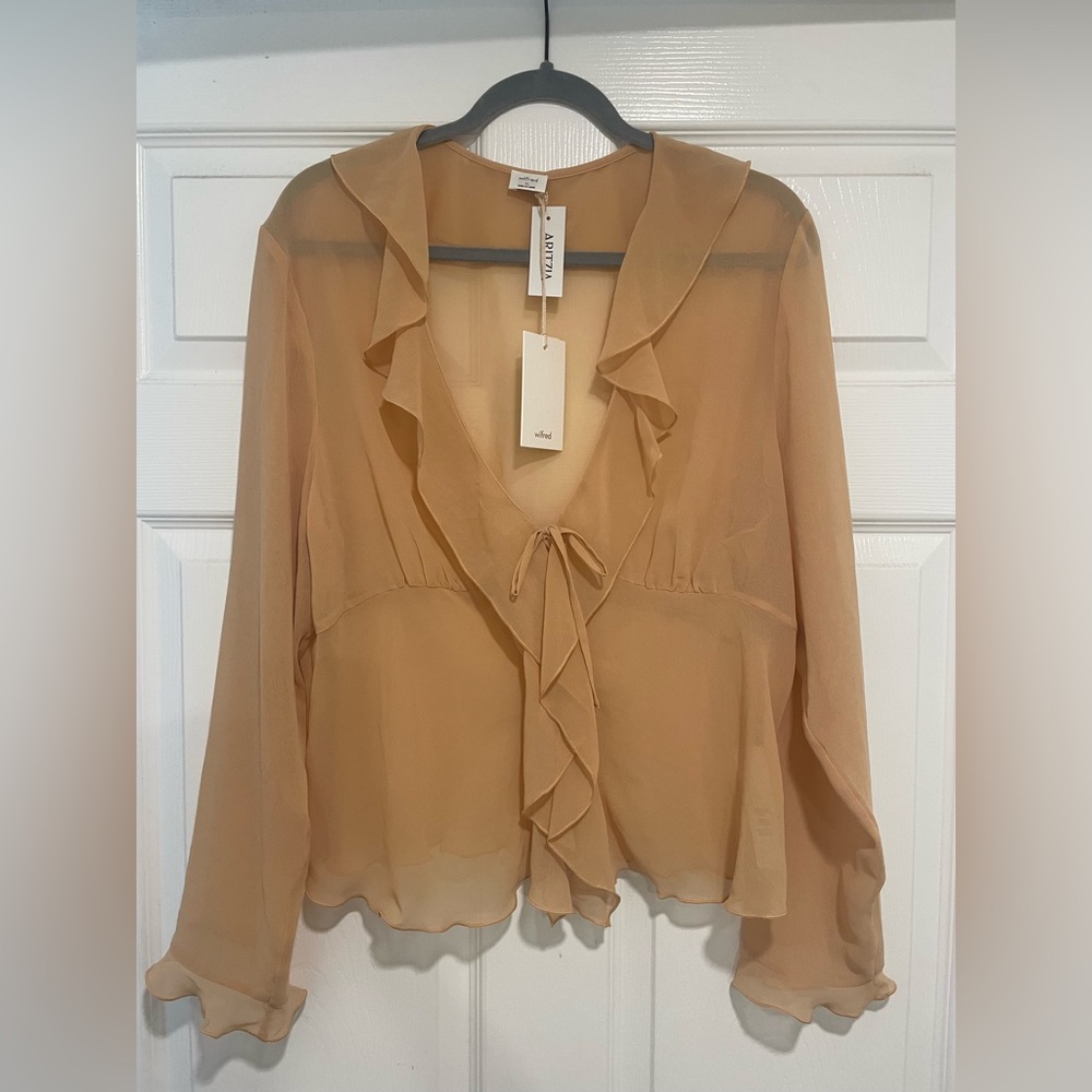 Aritzia Wilfred Frenchy Top, NWT